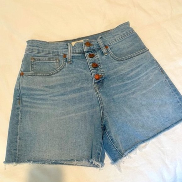 Size 25 Madewell High Rise Shorts - Picture 1 of 5